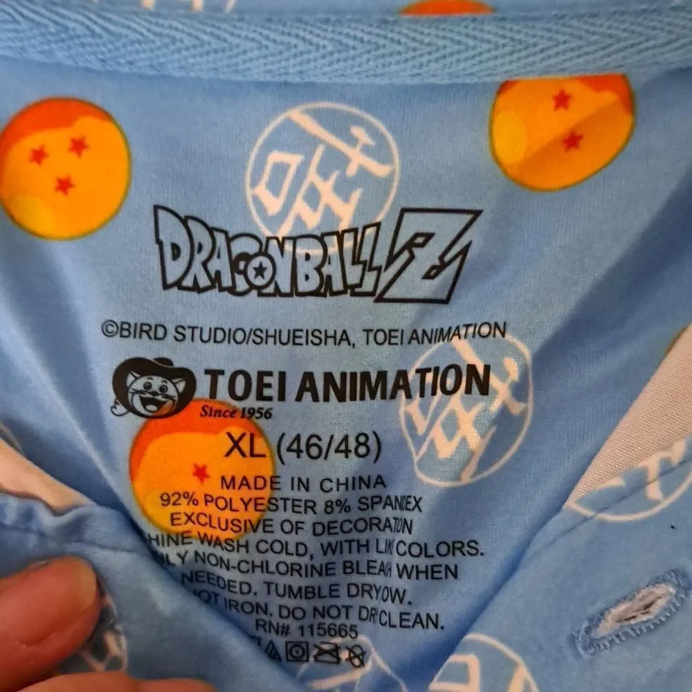 DragonBallZ polo NWT